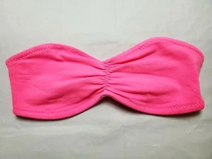 MUDD Juniors Size XS Bright Pink Bandeau Bra Top New With Tags - Picture 1 of 7