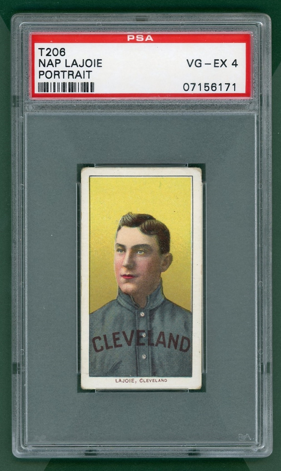 1909-11 T206 Nap Lajoie Portrait PSA 4