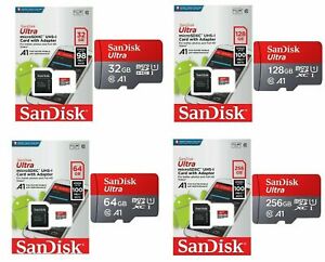 SanDisk ULTRA Micro SD Memory Card 16 32 64  Mobile Phone Camera Dash Card