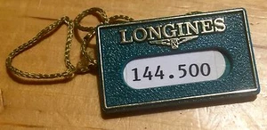 LONGINES TAG Hangtag Seal Conquest Heritage Master Evidencia Buzo Calatrava FABRICANTE DE EQUIPOS ORIGINALES/ - Imagen 1 de 4