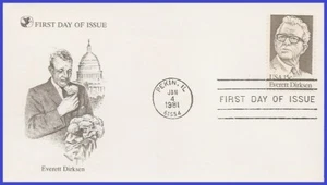 USA5 #1874 U/A READERS DIGEST FDC   Everett Dirksen - Picture 1 of 1