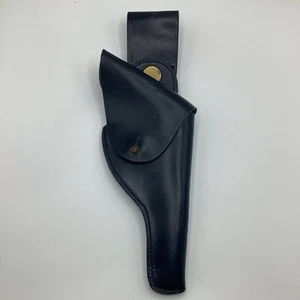 Antique Service MFG Smith & Wesson-Military&Police-38-5 Pistol Flap Holster #35 - Picture 1 of 8