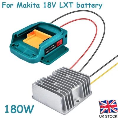 Converter For Makita DC 18V to 12V 180W 15A Step Down Voltage Battery Regulator