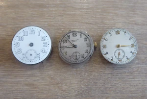 3 VINTAGE HERREN GRABEN ARMBANDUHRWERKE, 1 J.W. BENSON , 2 SIND 15 JUWELEN - Bild 1 von 3