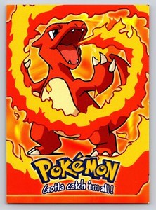 Charmeleon Topps Pokemon Blue Logo #E5 The First Movie D2