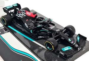 Burago 1/43 Mercedes AMG W12 E Performance F1 2021 V. Bottas Diecast Model Car - Foto 1 di 3