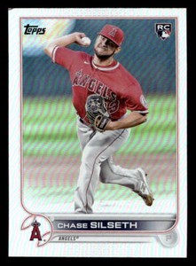 2022 Topps Update #US192 Chase Silseth  Rainbow Foil
