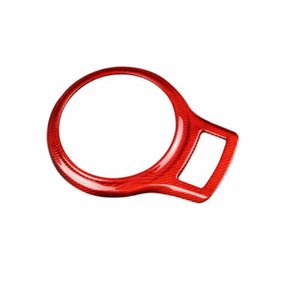Fit For Toyota 86 2013-2022 Red Real Carbon Fiber Gear Shifter Panel Trim 1PCS - Picture 1 of 4