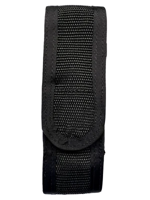 NW SELF DEFENSE PRODUCTS Pepper Spray Holster, Black Nylon - 1 3/4" Metal Belt Clip (7" Holster Size)