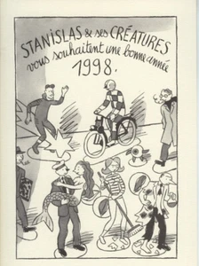 STANISLAS CARTE DE VOEUX PERSONNELLE POUR L'AUTEUR 1998 - Bild 1 von 1