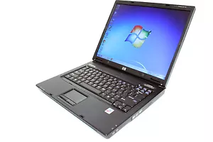 HP windows 7 laptop 1.7Ghz 1GB 2GB 60GB 15" Screen WIFI DVD Webcam Case - Picture 1 of 9