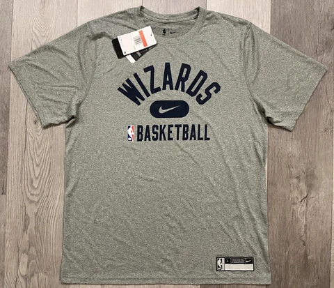 Washington Wizards Nike Men’s Gray Logo T-Shirt - Large Cover
