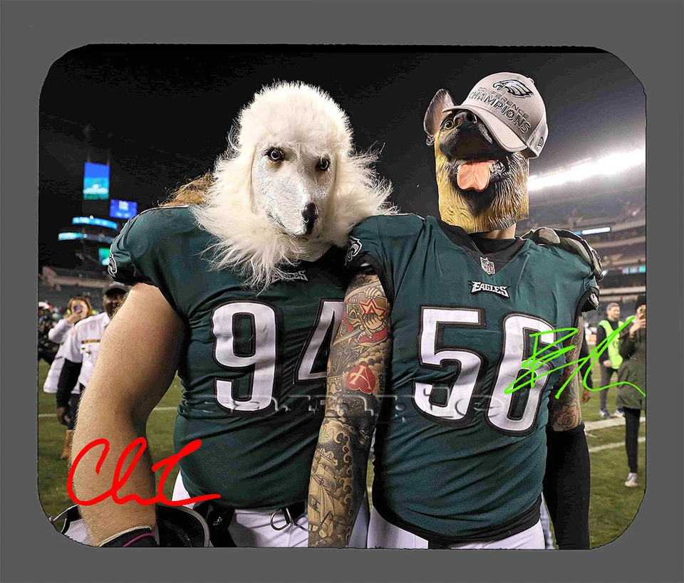 Alfombrilla de ratón autografiada facsímil larga Beau Allen & Chris artículo #5788  Foto 1 de 1