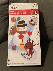 make your own giant stocking craft kit , christmas brand new - Picture 1 of 2