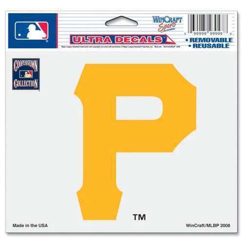 Pittsburgh Pirates Ultra decals 5" x 6" - Cooperstown Logo - Image 1 of 1