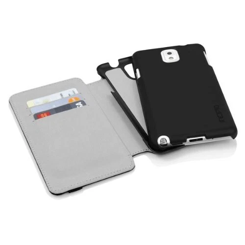 Estuche tipo billetera tipo folio negro Incipio Watson para Samsung Galaxy Note 3 Foto 1 de 4