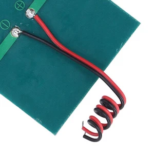 HG 0.65W 1.5V Solar Panel Mini DIY Solar Epoxy Charger Kit W/Wire For Portabl DO - Photo 1 sur 12
