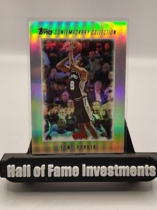 2003-04 Topps Contemporary Collection Red /225 Tony Parker #100 Spurs Mint Card 