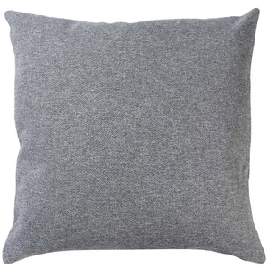 Classic Herringbone Tweed Extra-Large Cushion in Stone Grey. 23x23" XL Cover - Picture 1 of 4