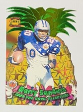 1996 Pacific Collection Crown Royal Barry Sanders Detroit Lions Pro Bowl Die Cut
