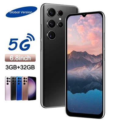 NEW S25 Ultra Unlocked 5G Smartphone Android 13 Phone Dual SIM 32GB Cheap Mobile - Image 1 of 4