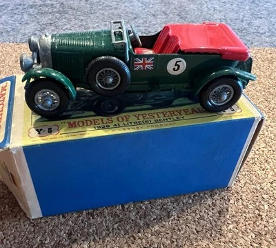 Matchbox Lesney loose Models of Yesteryear Y-5 1929 Bentley 4-1/2 Litre green - Image 1 of 4