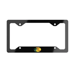 Marco de matrícula Bass Pro Shops - Accesorio de coche de metal de aluminio negro - Imagen 1 de 5