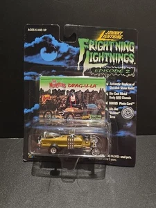 Johnny Lightning Fright'ning Lightning The Munsters Drag-u-la gold RR's - Picture 1 of 4