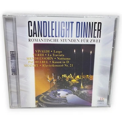 Candlelight Dinner Romantische Stunden für Zwei CD Sampler Vivaldi Verdi Mozart - Bild 1 von 4