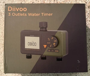 Water Timer 4 Outlets Smart Sprinkler Garden Watering System for Lawn Yard WiFi - Picture 1 of 9