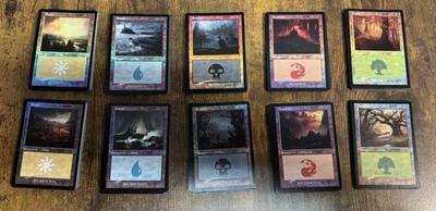 100x Basic Land Set FOIL Retro Innistrad Remastered 10/ea 288-297 Pack Fresh - Image 1 of 4