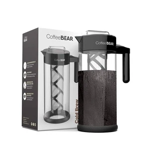 – Cold Brew Coffee Maker and Iced Tea Brewer, Large 1.3L (44oz) Borosilicate ... - Picture 1 of 8