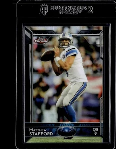 2015 Topps Chrome #40 Matthew Stafford - Picture 1 of 2