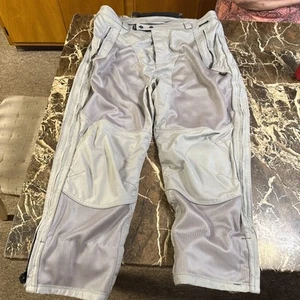 Olympia Moto Sports Motorcycle Riding Pants Mens 44 Full Zip Leg Cordura Armor - Picture 1 of 5