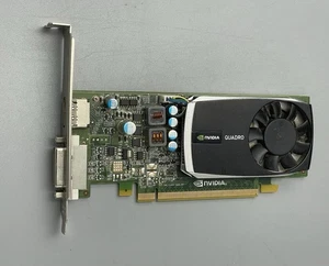 HP NVIDIA Quadro 600 GDDR3 DVI Port Graphics Card (HP 616074-001) LOW PROFILE - Picture 1 of 5