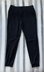 Pantalones deportivos Lululemon Athletica L para hombre negros con cordón con bolsillos - Imagen 1 de 9