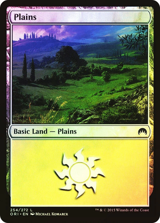 MTG FOIL Plains (#254) - Magic Origins #254 - Image 1 of 1