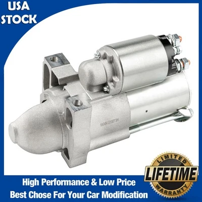 Starter Motor Fit for Chevrolet Silverado 1500 2003-2008 GMC Yukon 2003-2008 - Image 1 of 4