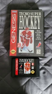 Tecmo Super Hockey (Sega Genesis, 1994) Originalverpackt - Bild 1 von 3