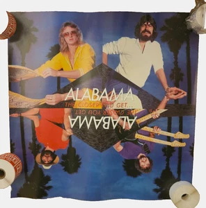 Alabama The Closer You Get 22x22 Original Vintage Promo Poster 1983 Country - Picture 1 of 5