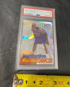 1999 Topps All-Matrix Vince Carter PSA Excellent Toronto Raptors #Am12 - Picture 1 of 8