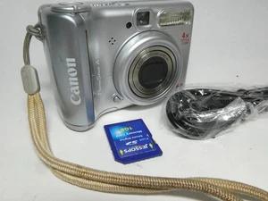 Canon PowerShot A540 IS 6.0MP 4x AA Battery Viewfinder Tested & 1GB SD *NO FLASH - Picture 1 of 9