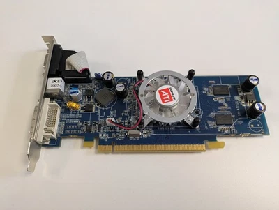 ATI Radeon Sapphire X1550 128MB PCI-E GPU VGA DVI S-VID OUT 512MB HyperMemory - Image 1 of 4