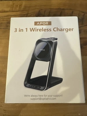 3 in 1 Charging Station for iPhone, Magsafe Wireless Charger with Cooling Fan - Image 1 of 3