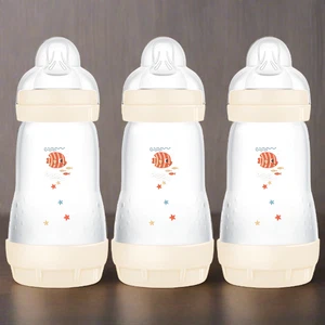 MAM Easy Start Self-Sterilise Anti-Colic Baby Bottle 260ml 3 Pack Assorted color - Picture 1 of 23