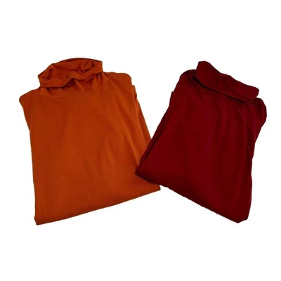 Lote De 2 Pendleton Para Mujer Talla M Pima Algodón Cuello Alto Academia Preppy Retro Foto 1 de 4