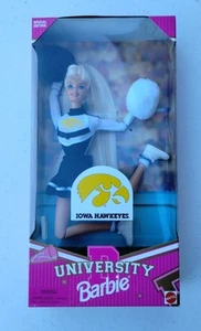 NEW Vintage 1996 University Barbie Special Edition IOWA HAWKEYES Cheerleader - Picture 1 of 6