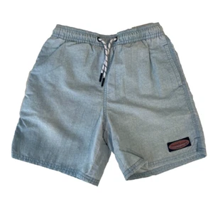 Vineyard Vines Kids Swim Trunks Size Small Blue Patterned Nylon Mesh Lined - Picture 1 of 5