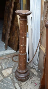 colonna piantana in marmo con capitello originale anni 60 marmo - Imagen 1 de 4