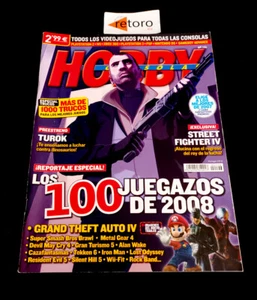 REVISTA HOBBY CONSOLAS 196 LOS 100 JUEGAZOS DEL 2008 - Picture 1 of 2
